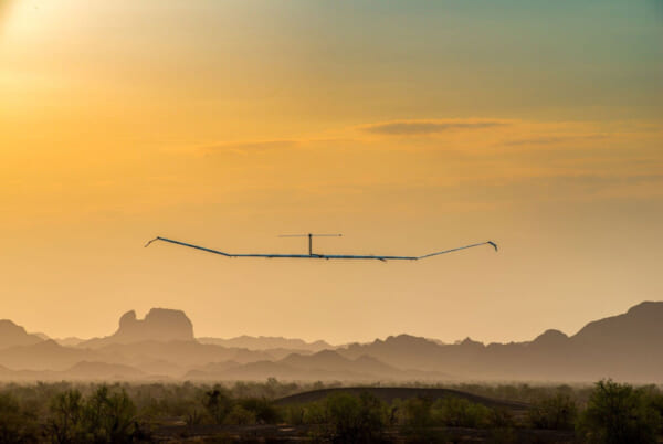 NTTドコモの実験をしたエアバスのソーラー無人機ゼファー（画像：Airbus）