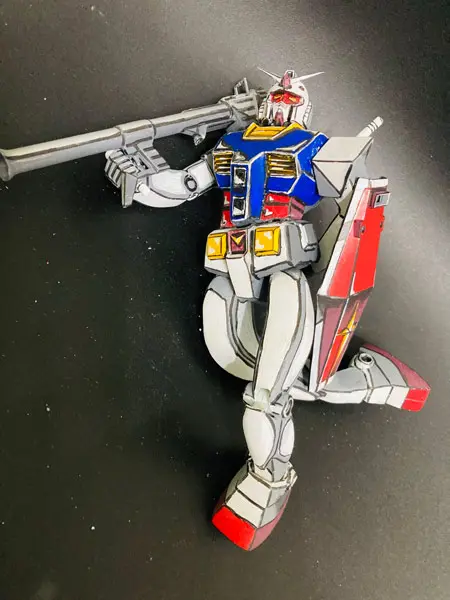 初代1／100ガンダムの欠点も修正（中光國男さん提供）