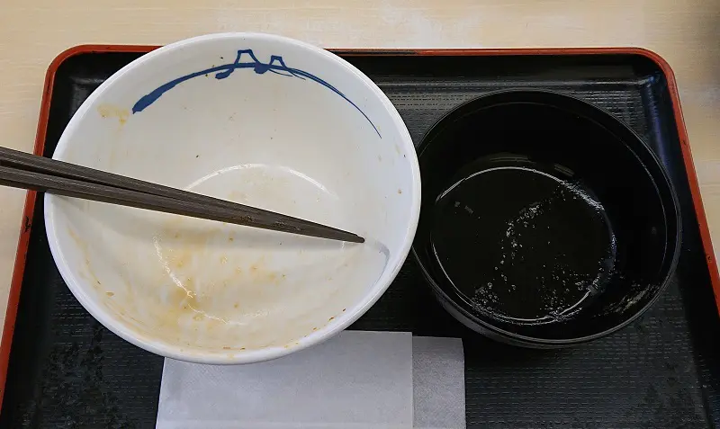 あっという間に完食