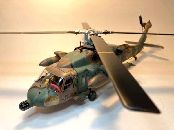 カスタマイズされたRCのUH60-JA（modeling PRETAさん提供）