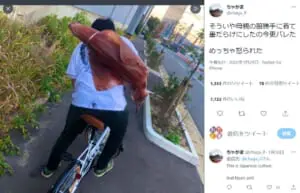 リアルイカゲーム？　釣り好き大学生が魅せるイカした背中。