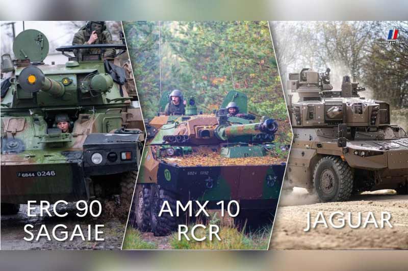 ジャガーと置き換え対象のERC 90・AMX-10RC（画像：フランス陸軍）