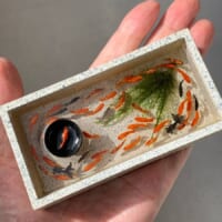 こるはさんが制作した金魚のミニチュア