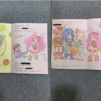 ドーナツの穴に吸い込まれた娘さんの目の前にはプリキュアたちが