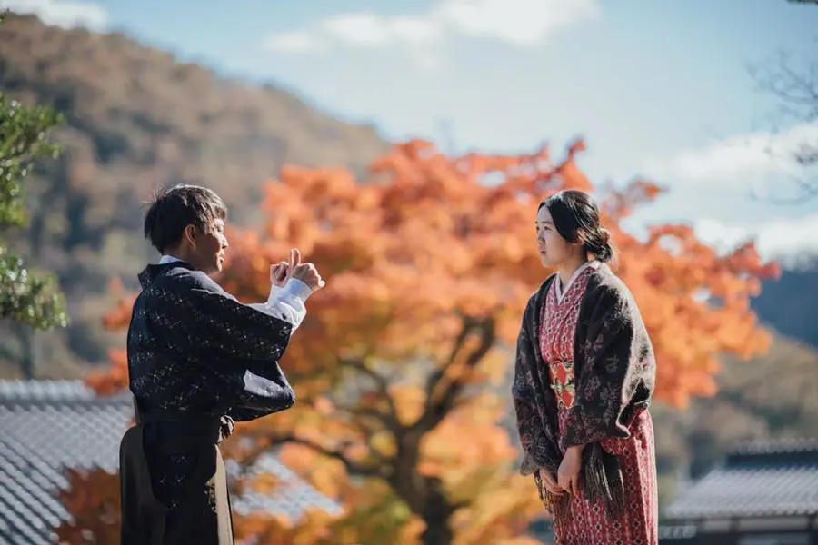 映画「ヒゲの校長」の1シーン