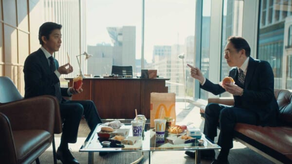 マクドナルド「ひるまック」CMでの木村拓哉さんと段田安則さん