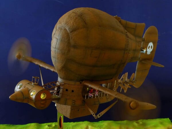 スクラッチは楽しいですよ。電飾モデラーが天空の城ラピュタの「タイガーモス号」を自作。