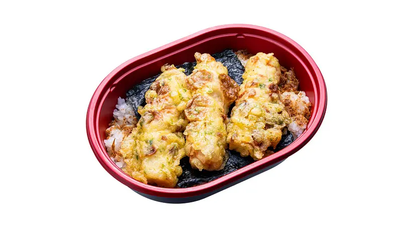 「のり磯辺揚弁当」（税込216円）