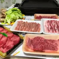 当日は焼肉で盛大にお祝い