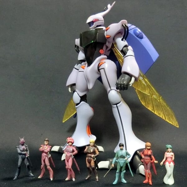 サイズスケール72分の1！　ダンバイン登場キャラのミニフィギュアを自作したモデラーが現る。