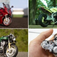 これまでの作品の中では主に10分の1スケールのペーパークラフトバイクを作ってきた投稿者。