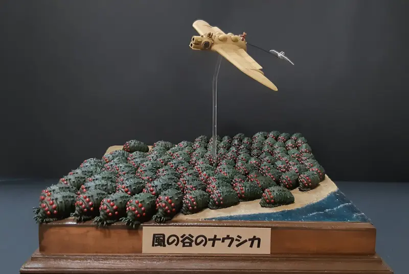 風の谷のナウシカ」のガンシップを1/144スケールで再現 王蟲約200匹も | おたくま経済新聞