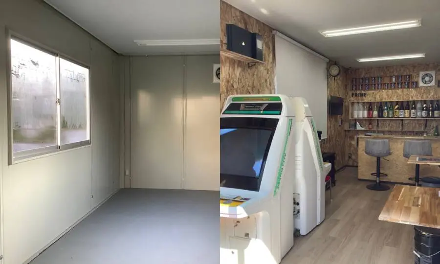 これぞ大人の秘密基地　ゲームやお酒が楽しめる「趣味小屋」完成に反響