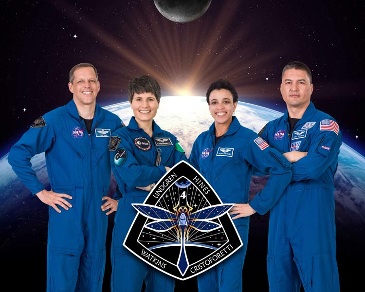 クルードラゴン「Crew-4」の宇宙飛行士（画像：NASA）