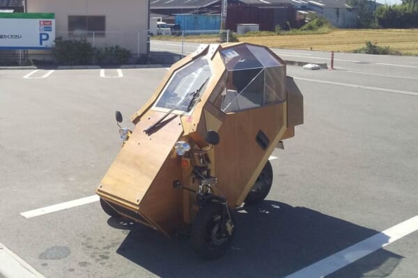 「りひと工業自動車部」の自作ミニカー2号機（りひと工業自動車部さん提供）