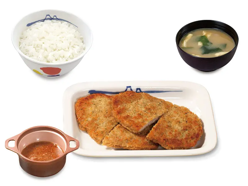 焼きかつライスセットは税込730円