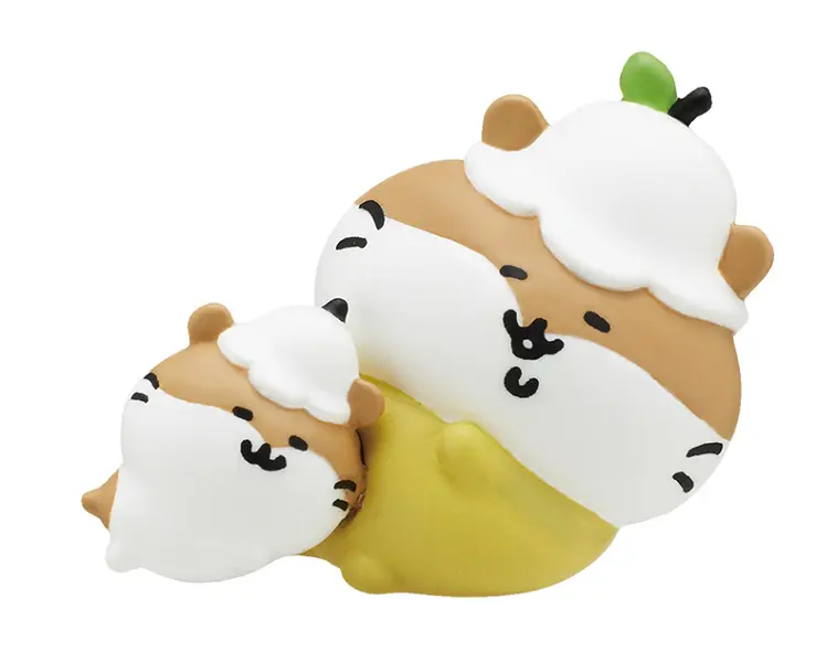ちいかわのナガノとサンリオがコラボ 「ねむいねフィギュア」発売