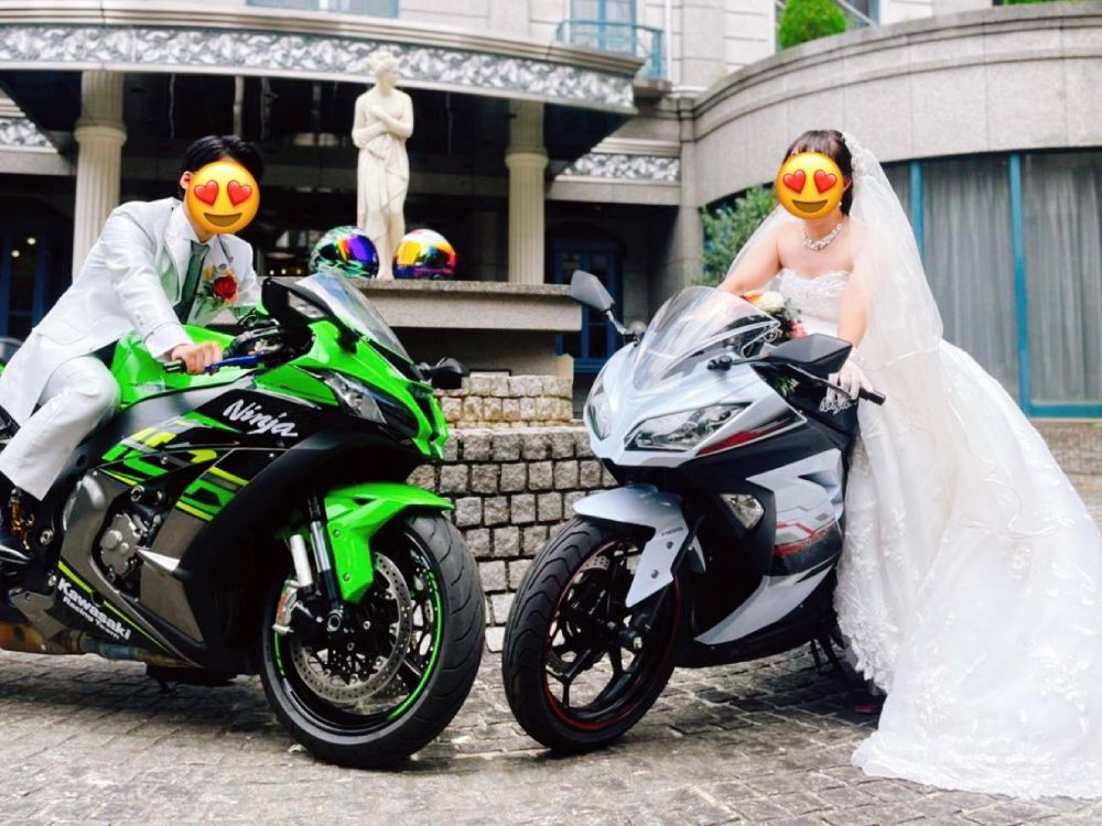私史上最高に幸せな1日　6月の花嫁が叶えた「バイク結婚式」