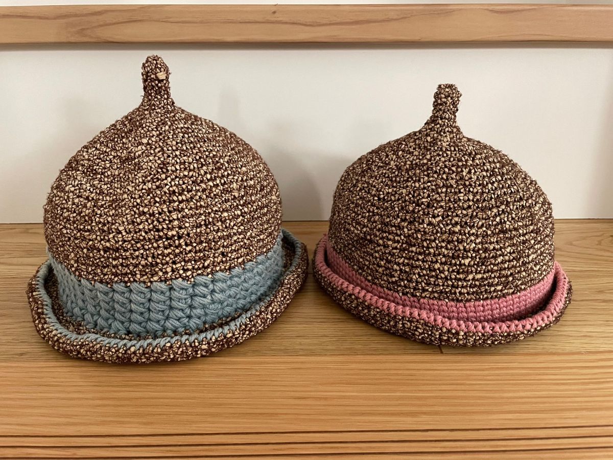 2人の子供のために作ったどんぐり帽子がそもそものきっかけ。