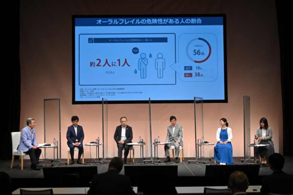 オーラルフレイルの危険性がある人は全体の52.8％