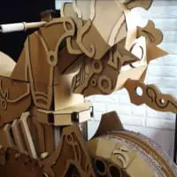 ダンボール製「マスターバイク零式