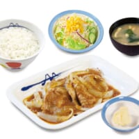 「豚肩生姜焼定食」（税込730円／ダブルは税込1130円）