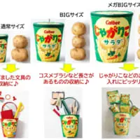 じゃがりこポーチ　サイズ一覧