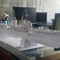 1／100駆逐艦菊月（シェイルT.Kさん提供）
