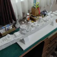 駆逐艦菊月は全長1mクラスの大作（シェイルT.Kさん提供）