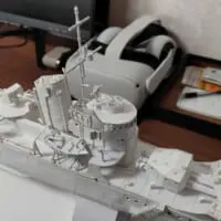 駆逐艦菊月の艦橋周り（シェイルT.Kさん提供）