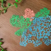 フシギソウの切り絵アート
