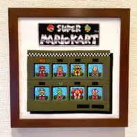 初代マリオカートを刺繍で再現　ゲーム画面そのままの作品に当時の思い出が甦る