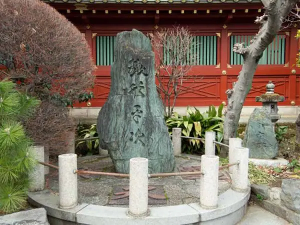 神田明神にある「銭形平次」碑