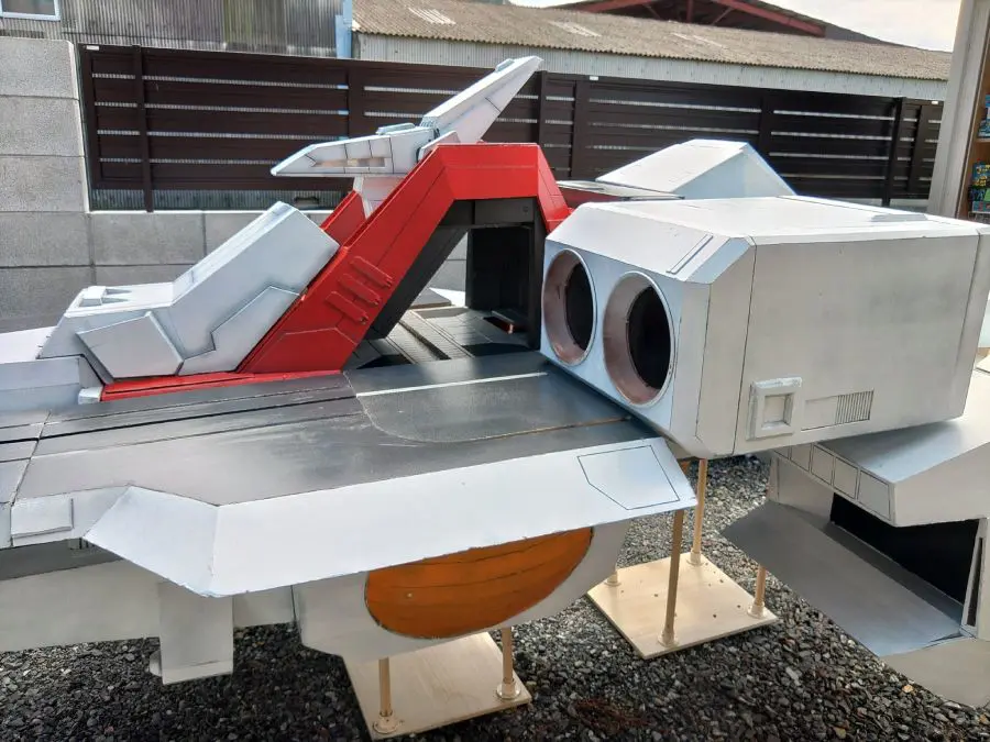 Zガンダムの戦艦「アーガマ」を超巨大スケールで再現 ファン制作