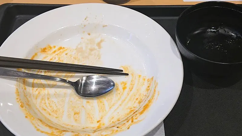 あっという間に完食