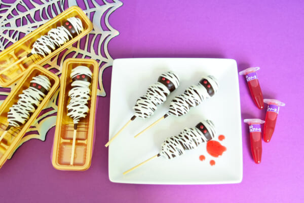 チョコマントハロウィンセット　呪いのミイラ6本セット　イメージ
