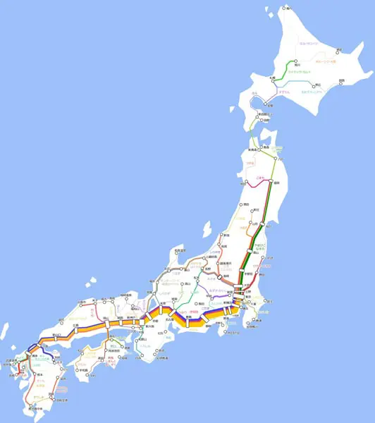 新幹線の運転本数を可視化した地図が話題 東京〜新大阪の多さが一目瞭然 | おたくま経済新聞