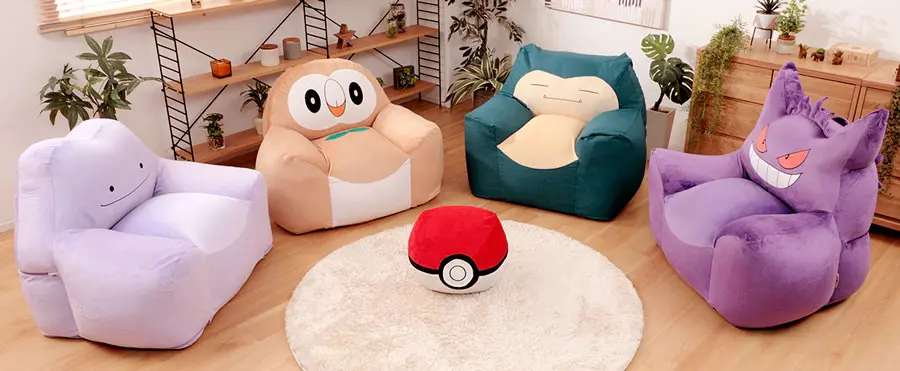 老舗ソファメーカーが本気で作ったポケモン「ヤドン」のビーズソファ