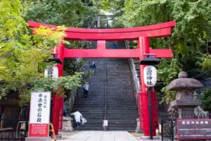 東京・愛宕神社の男坂（出世の石段）