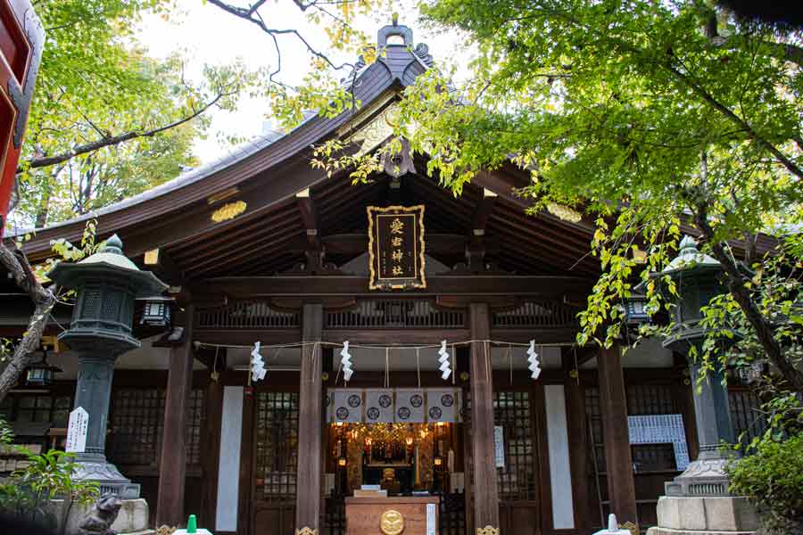 東京・愛宕神社の本殿・拝殿