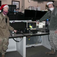 サンタ追跡中のレーダーサイト（画像：USAF）