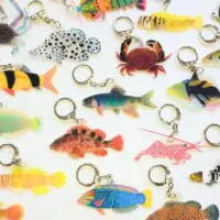 作りも作った165種類。様々な海の生き物をモチーフにしたアクセサリー。