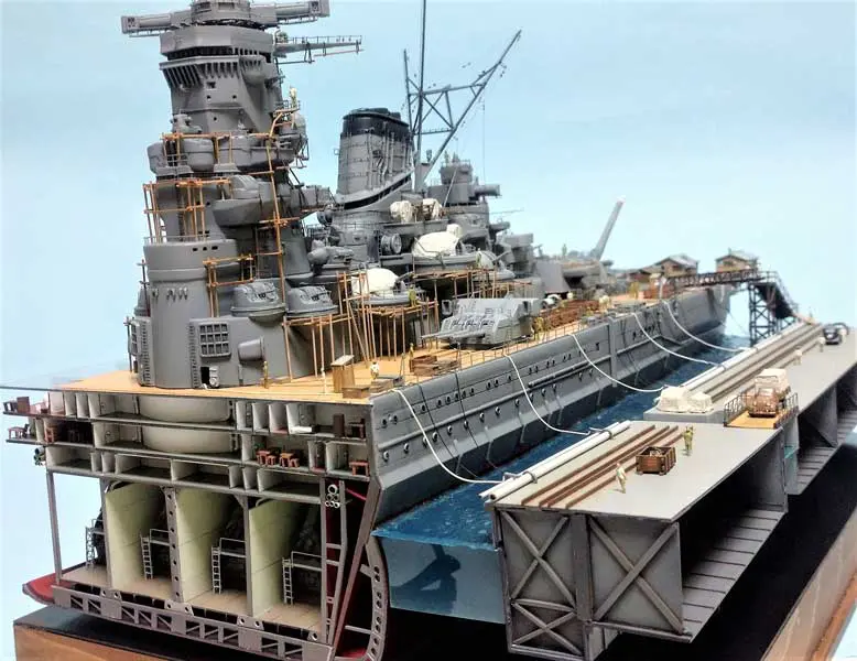 1940年　呉工廠　戦艦大和　ジオラマ 1940年 呉工廠 戦艦大和 ジオラマ | Shop at Mercari from Japan