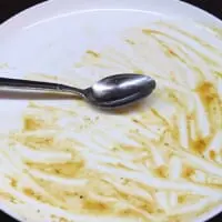 たっぷり盛られていたご飯もあっという間に無くなり、完食