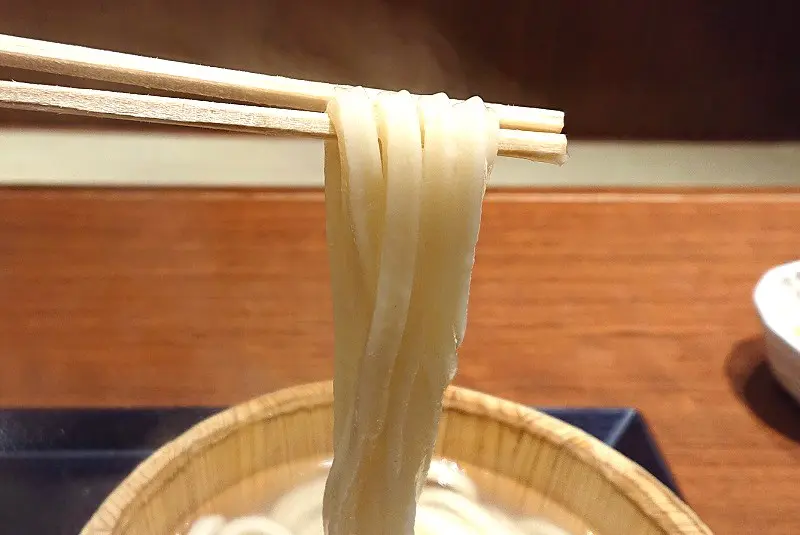 だしを付けずに麺だけで