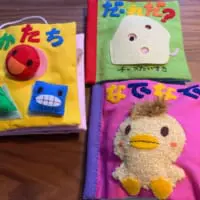 バラエティ豊かな三冊の布絵本