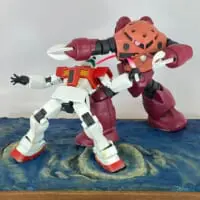 体を反らして反撃！