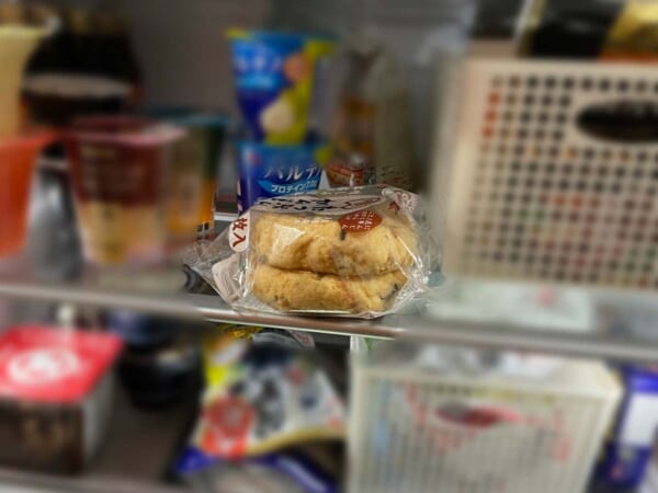 横から見たところシュークリームと勘違いされてしまったがんも（コンドリア水戸さん提供）