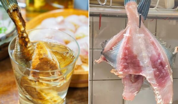 「カワハギの骨酒」はフードロスを意識したSDGsな逸品。