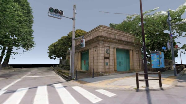 「デジタル ハクドウ駅」の外観